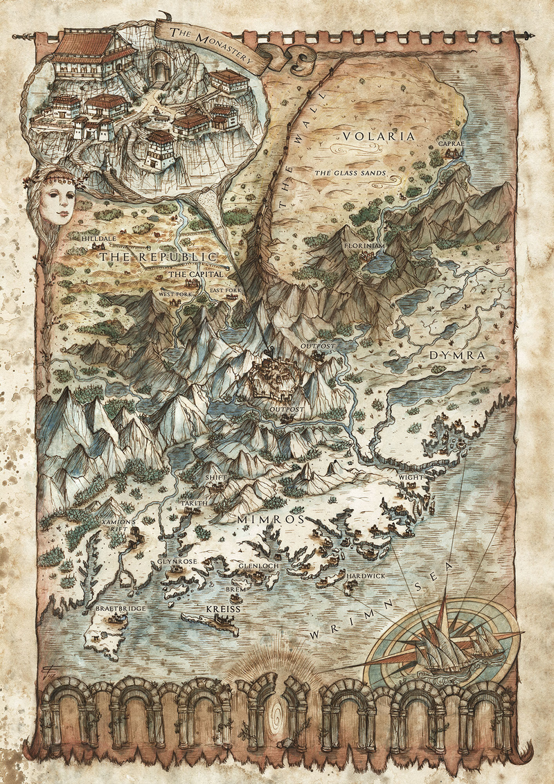 Illustration for article titled A Collection Of Beautiful, Hand-Drawn Maps For Video Games And RPGs